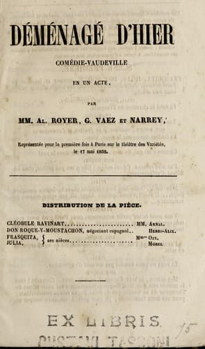 Tapa de Déménagé d'hier