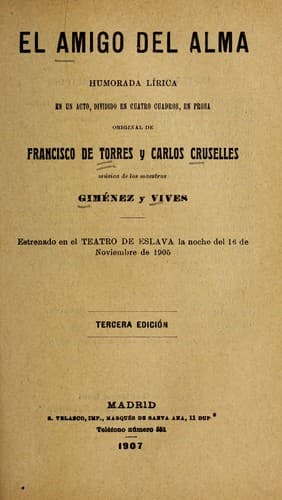Tapa de El amigo del alma