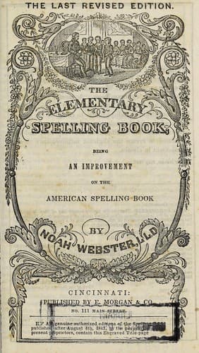 Tapa de The elementary spelling book