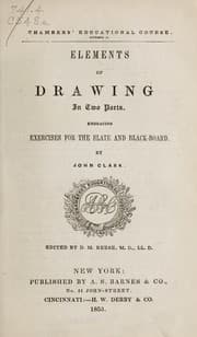Tapa de Elements of drawing, in two parts