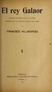 Tapa de El rey Galaor