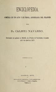 Tapa de Enciclopedia