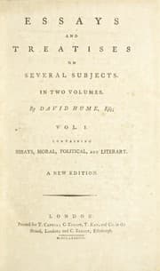 Tapa de Essays and treatises on several subjects