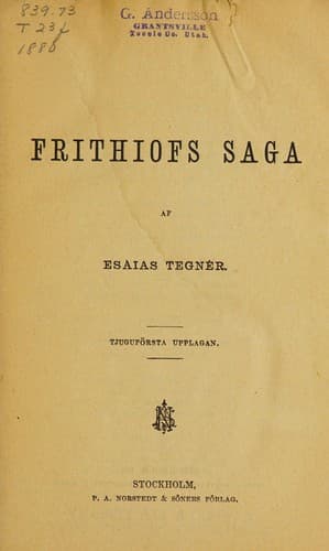 Tapa de Frithiofs saga