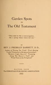 Tapa de Garden spots in the old Testament ...