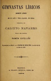 Tapa de Gimnastas líricos