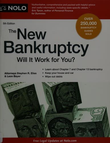 Tapa de The new bankruptcy