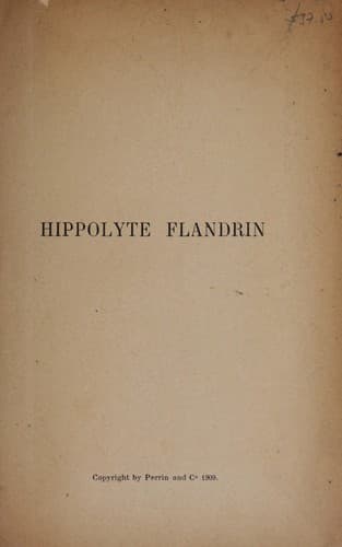 Tapa de Hippolyte Flandrin