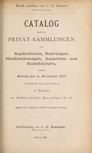 Tapa de Kupferstichen, Radierungen, Handzeichnungen, Aquarellen und Kunstbüchern