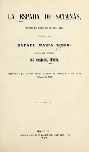 Tapa de La espada de Satanás