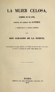 Tapa de La mujer celosa