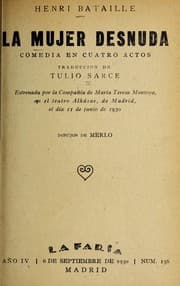 Tapa de La mujer desnuda