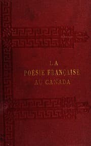 Tapa de La Poésie française au Canada