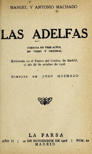 Tapa de Las adelfas