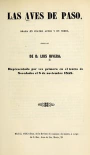 Tapa de Las aves de paso