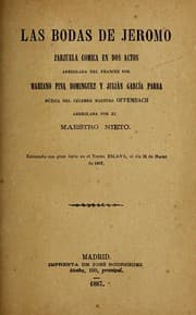 Tapa de Las bodas de Jeromo