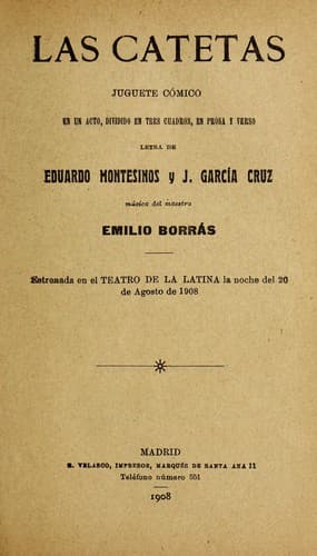 Tapa de Las catetas