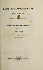 Tapa de Las georgianas
