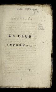 Tapa de Le club infernal