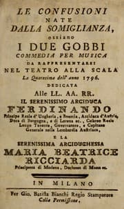 Tapa de Le confusioni nate dalla somiglianza