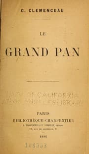 Tapa de Le grand Pan
