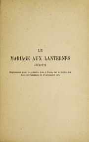 Tapa de Le mariage aux lanternes