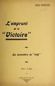 Tapa de L'emprunt de la "Victoire".  La surenchere du "Bluff"