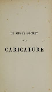 Tapa de Le musée secret de la caricature