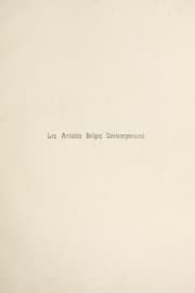 Tapa de Les artistes belges contemporains