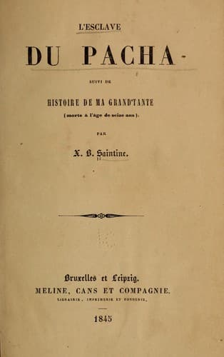 Tapa de L'esclave du pacha