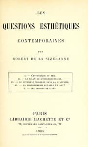 Tapa de Les questions esthétiques contemporaines