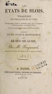 Tapa de Les États de Blois