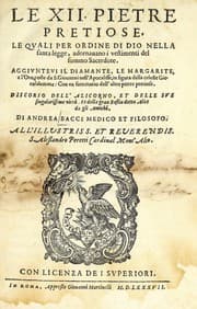 Tapa de Le XII. pietre pretiose