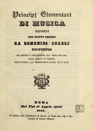 Tapa de Lezioni d'armonia