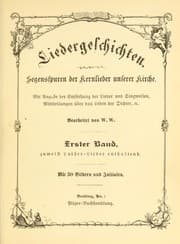 Tapa de Liedergeschichten