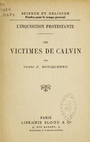 Tapa de L'inquisition Protestante