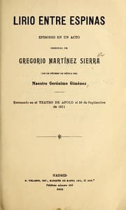 Tapa de Lirio entre espinas