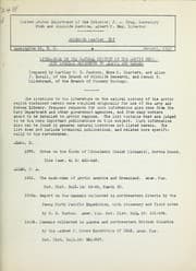 Tapa de Literature on the natural history of the Arctic regions