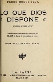 Tapa de Lo que Dios dispone