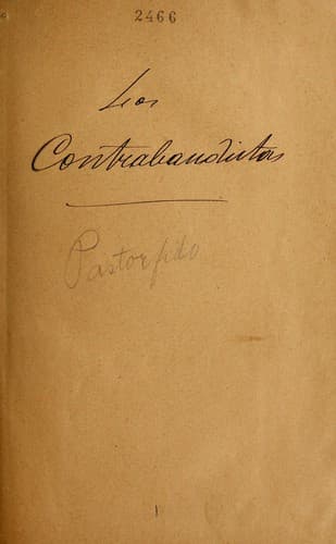 Tapa de Los contrabandistas