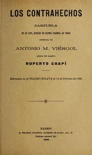 Tapa de Los contrahechos