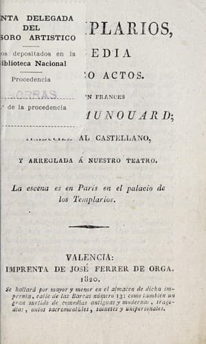 Tapa de Los templarios