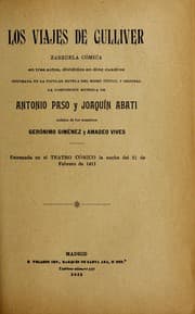 Tapa de Los viajes de Gulliver