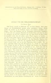 Tapa de Lucian und die philosophenschulen