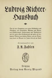 Tapa de Ludwig Richter-Hausbuch