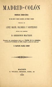 Tapa de Madrid-Colón