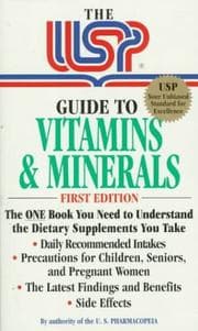 Tapa de The USP guide to vitamins & minerals