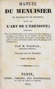 Tapa de Manuel du menuisier en meubles et en batimens