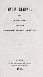 Tapa de María Remond