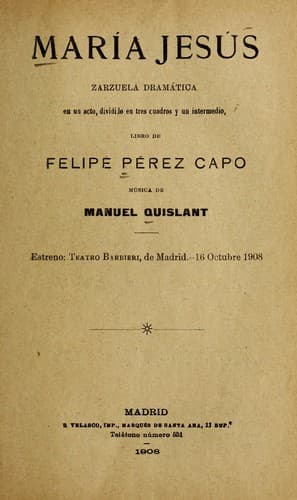 Tapa de María Jesús